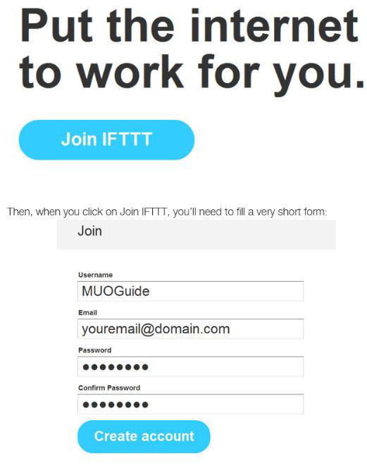 Joining IFTTT