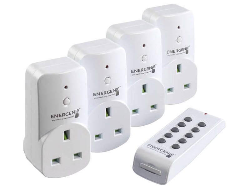 4 pack of Remote Controlled Sockets - ENER002-4