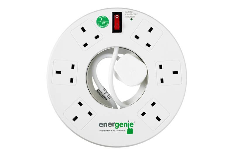 6way Donut Extension Lead ENER006 Energy Saving Products Energenie
