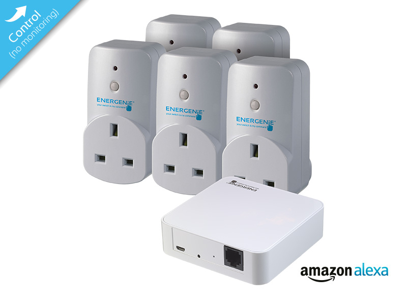 MiHome Gateway with 5 Smart Plugs