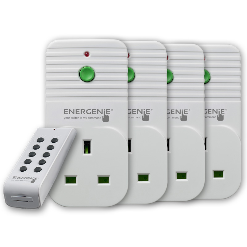 4 pack of Remote Controlled Sockets